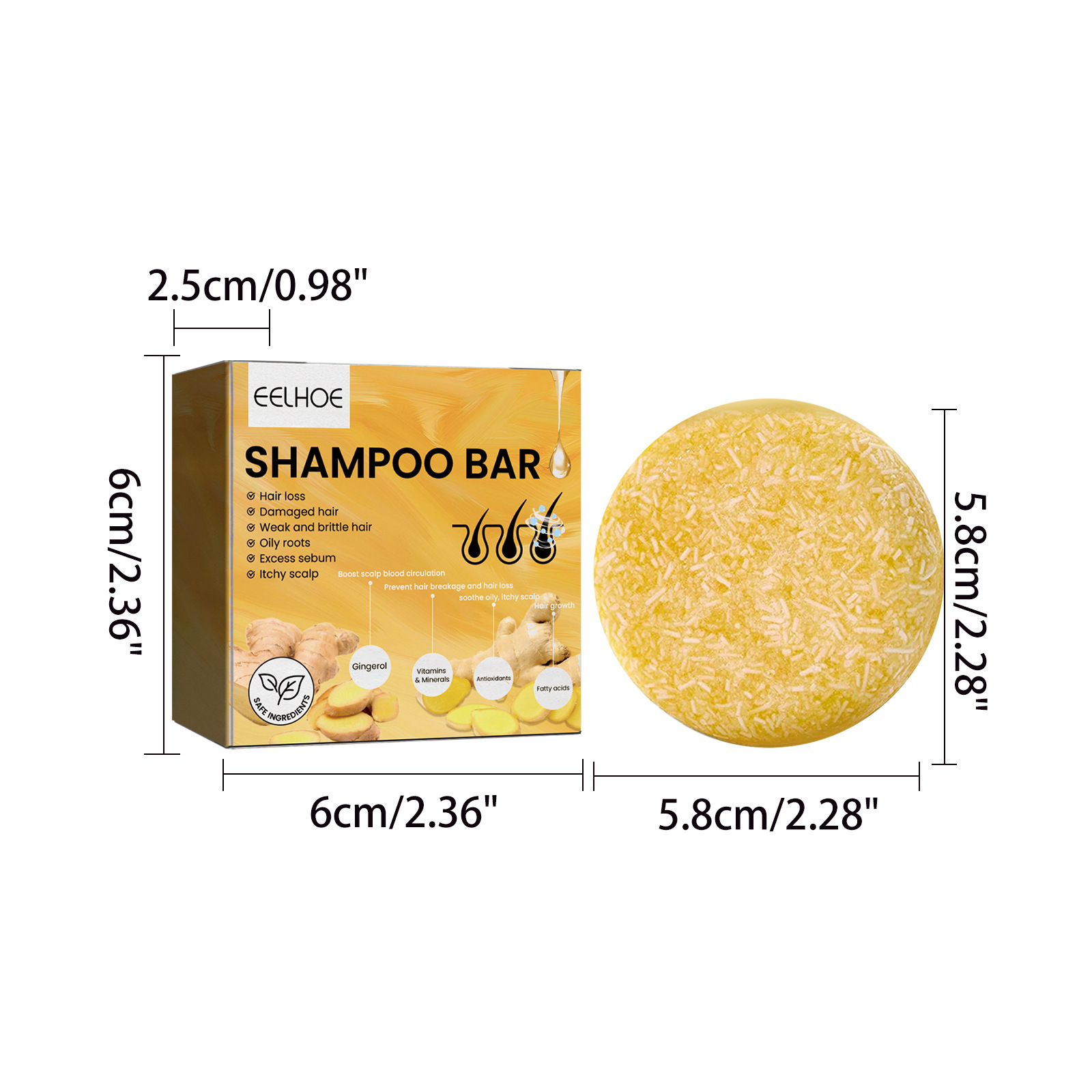 شامبو طبيعي بالزنجبيل لتقوية ا - مراجعة Hair Care Nature وسعره