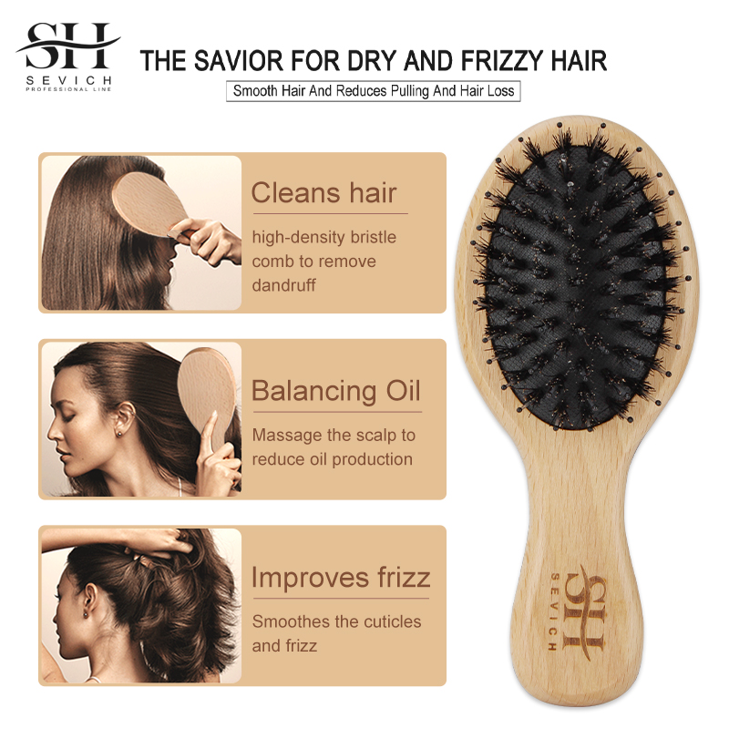 الخنزير الطبيعي الخشن الشعر رق - مراجعة Hair Care Salon وسعره