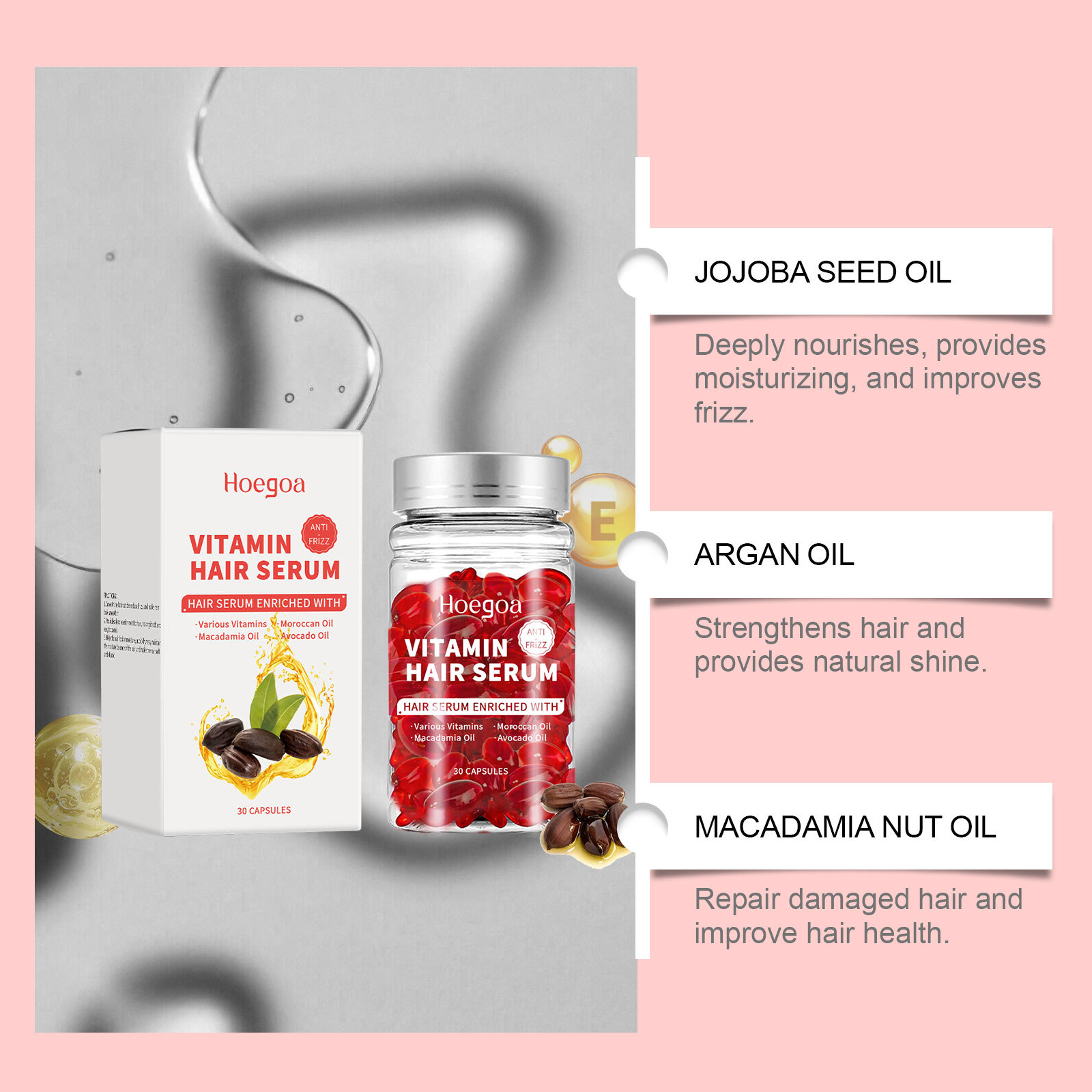 كبسولات مصل العناية بالشعر فيت - مراجعة Hair Care Oil Serum وسعره