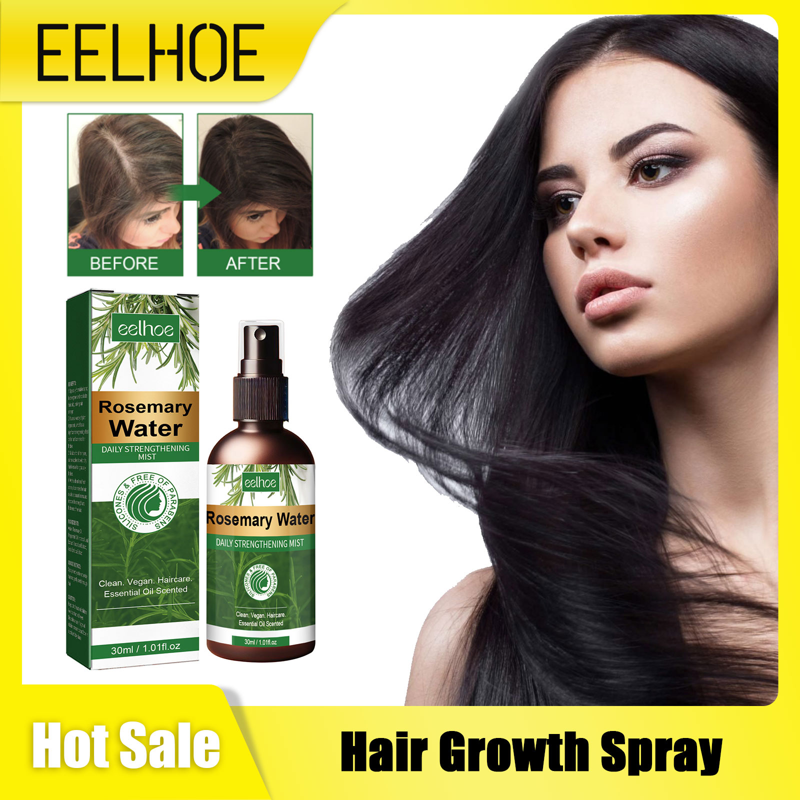 رذاذ روزماري لتغذية الشعر وعلا - مراجعة Hair Care Nature وسعره